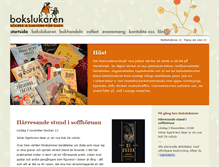 Tablet Screenshot of bokslukaren.com